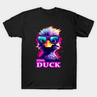 Dapper Quacker an Adorable Cool Duck With Glasses T-Shirt